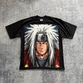 Naruto - Jiraiya - Black T-Shirt front