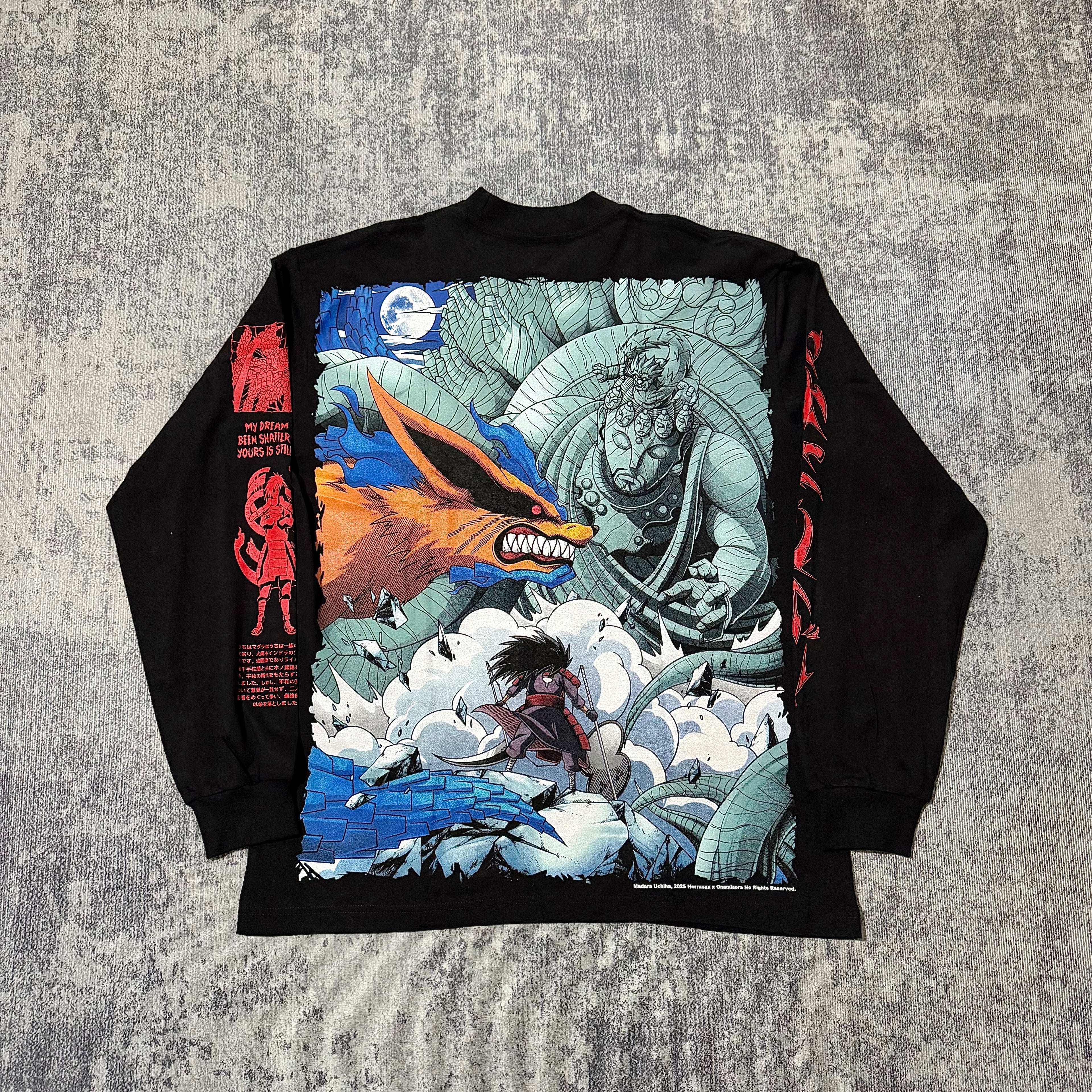 Naruto - Madara - Longsleeve Shirt back
