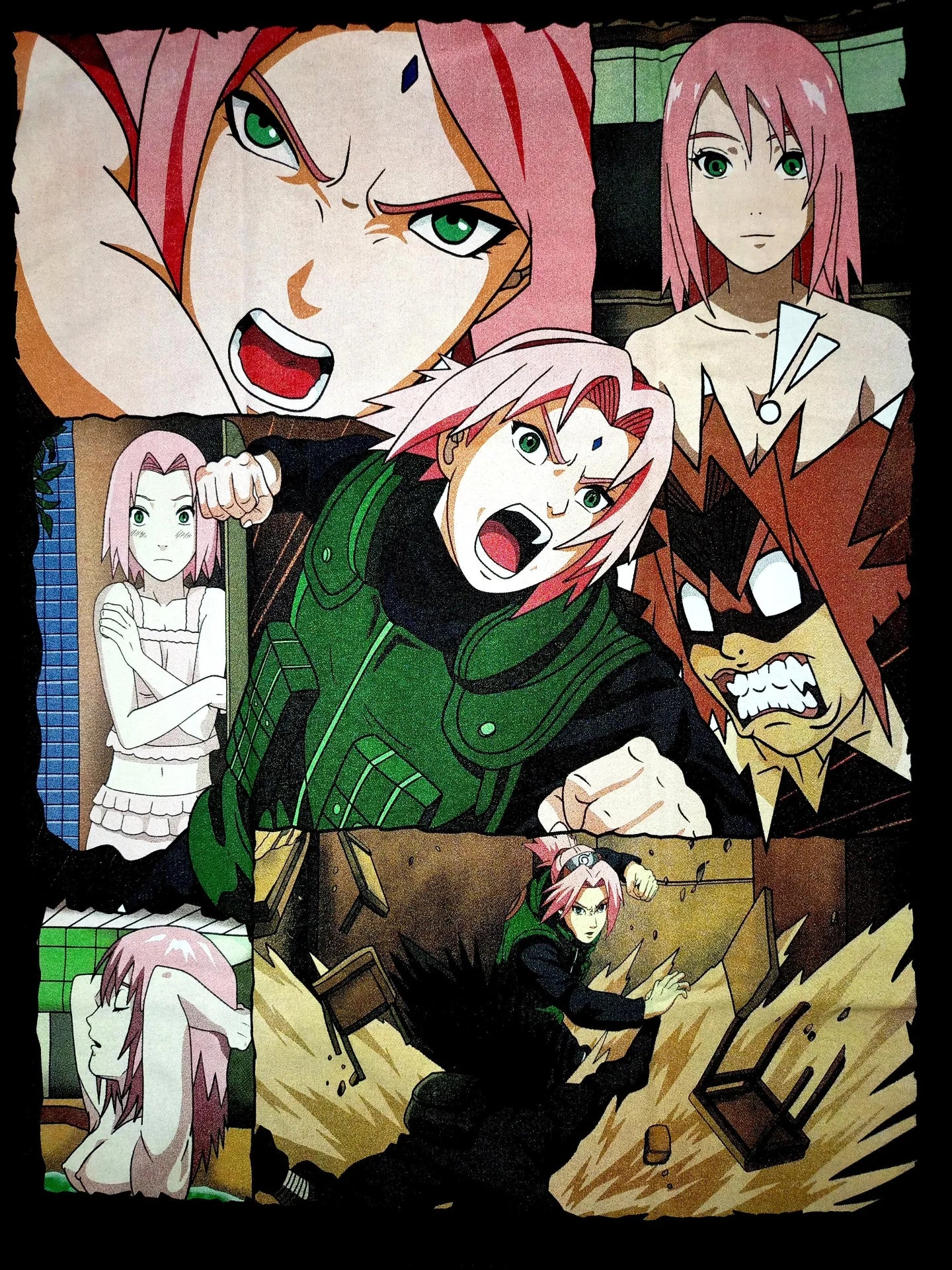 Naruto - Sakura Armpit back zoom