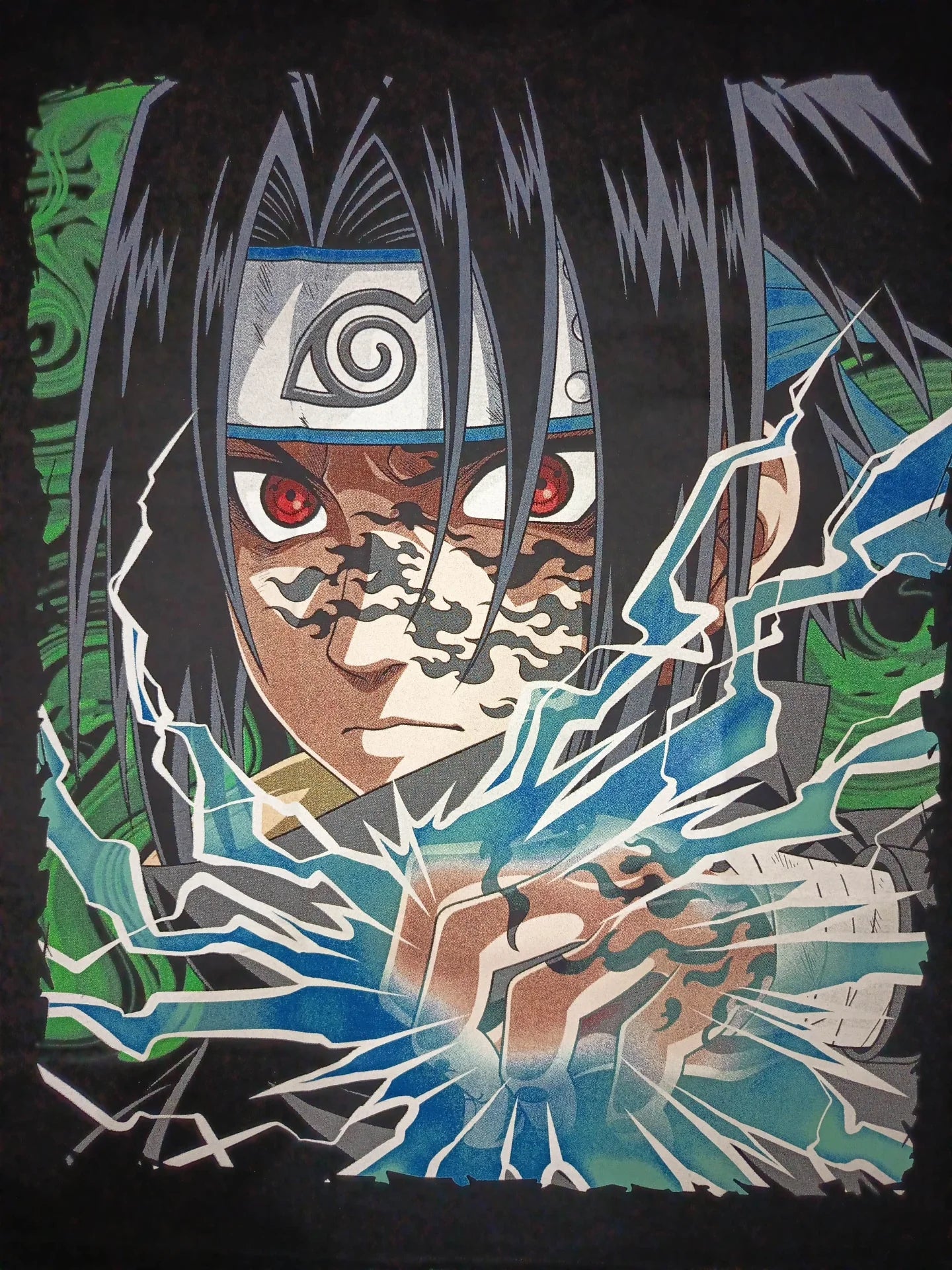 Naruto - Sasuke Chidori front zoom