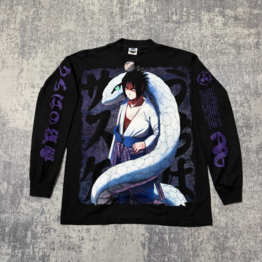 Naruto - Sasuke Snakes - Longsleeve Shirt front
