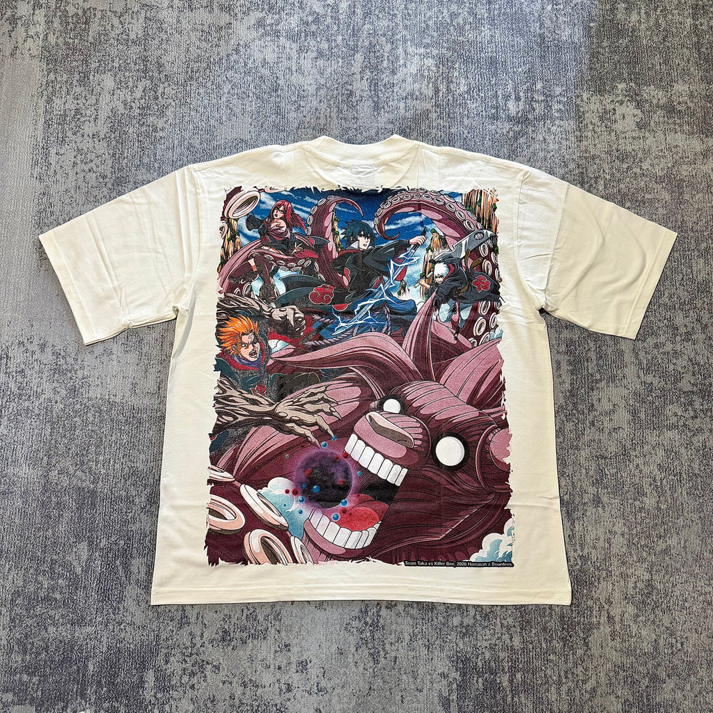 Naruto - Sasuke Sword - White T-Shirt back