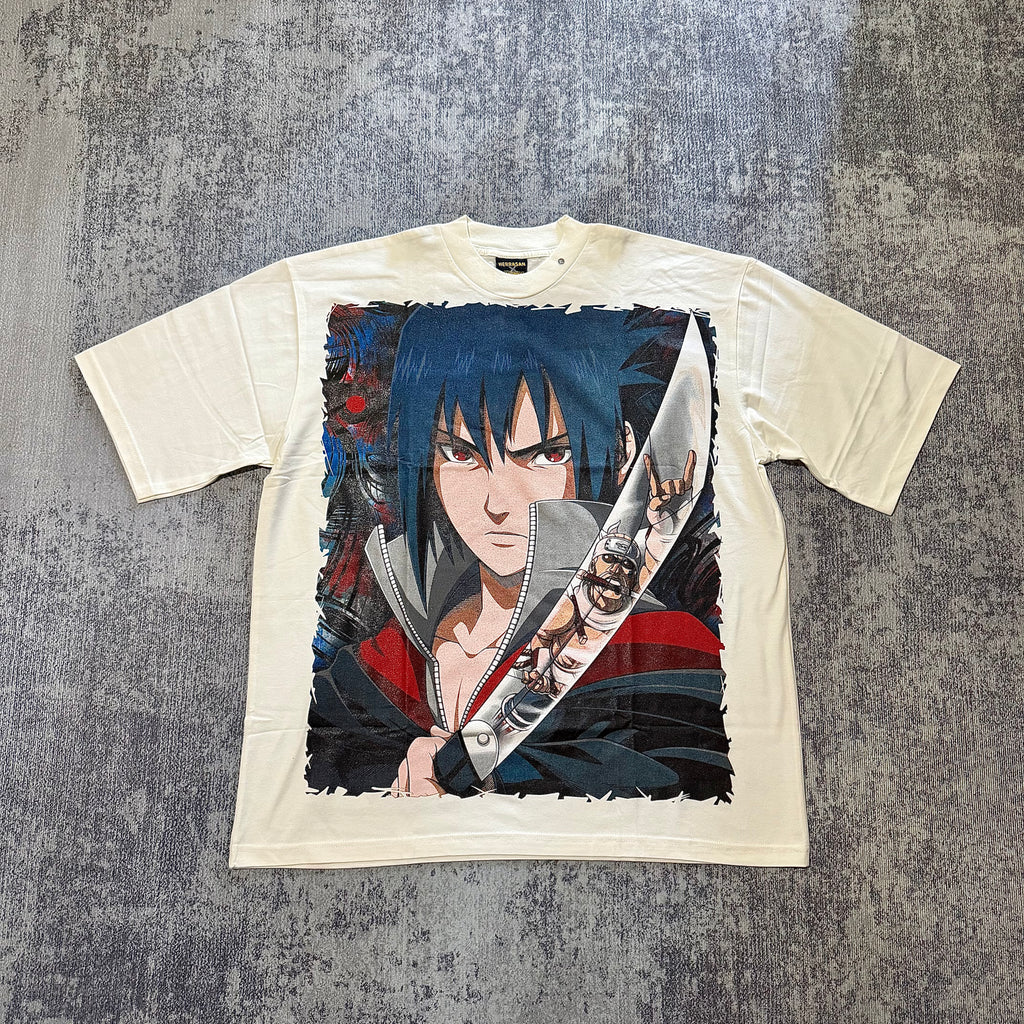 Naruto - Sasuke Sword - White T-Shirt front