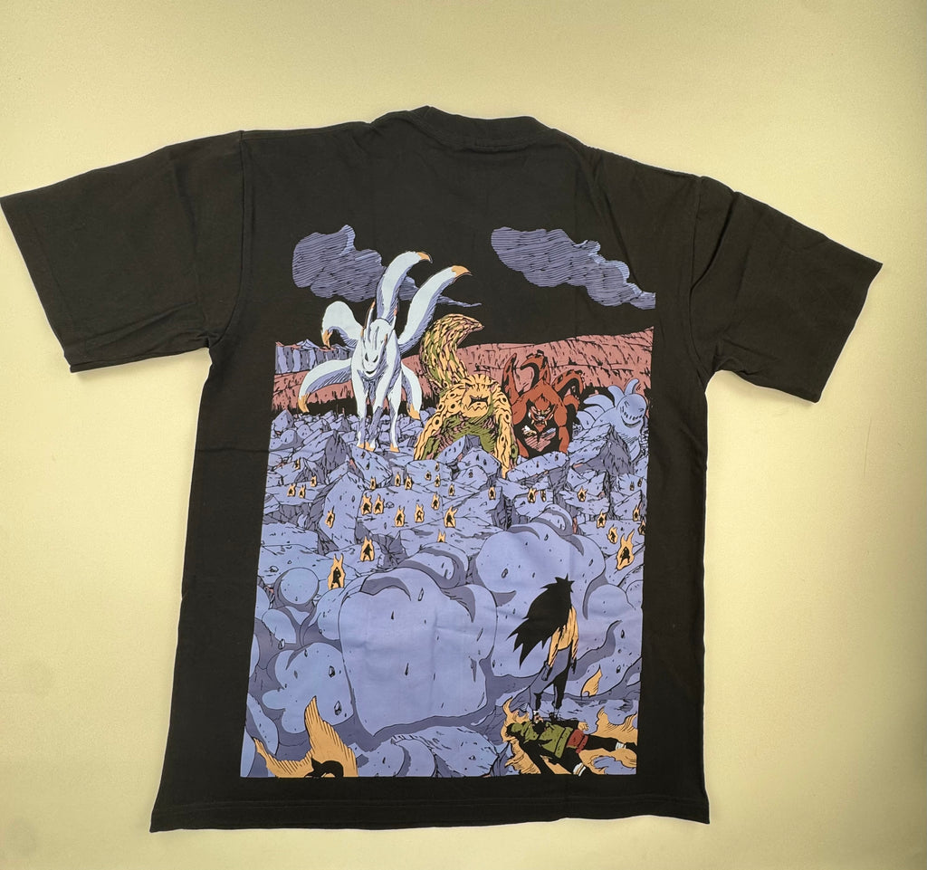 Naruto - Sasuke Uchiha - adult - Tailed Beasts_ Bijuu Back