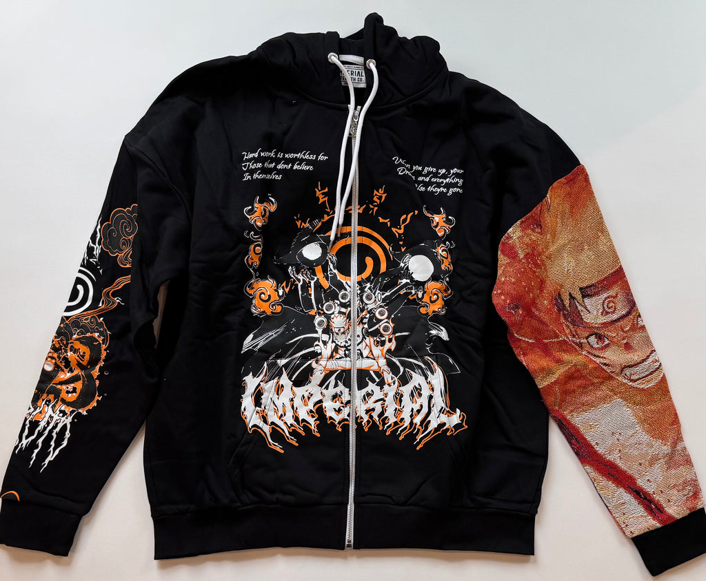 Naruto - Nine-Tail Fox - Tapestry Hoodie - 2XL