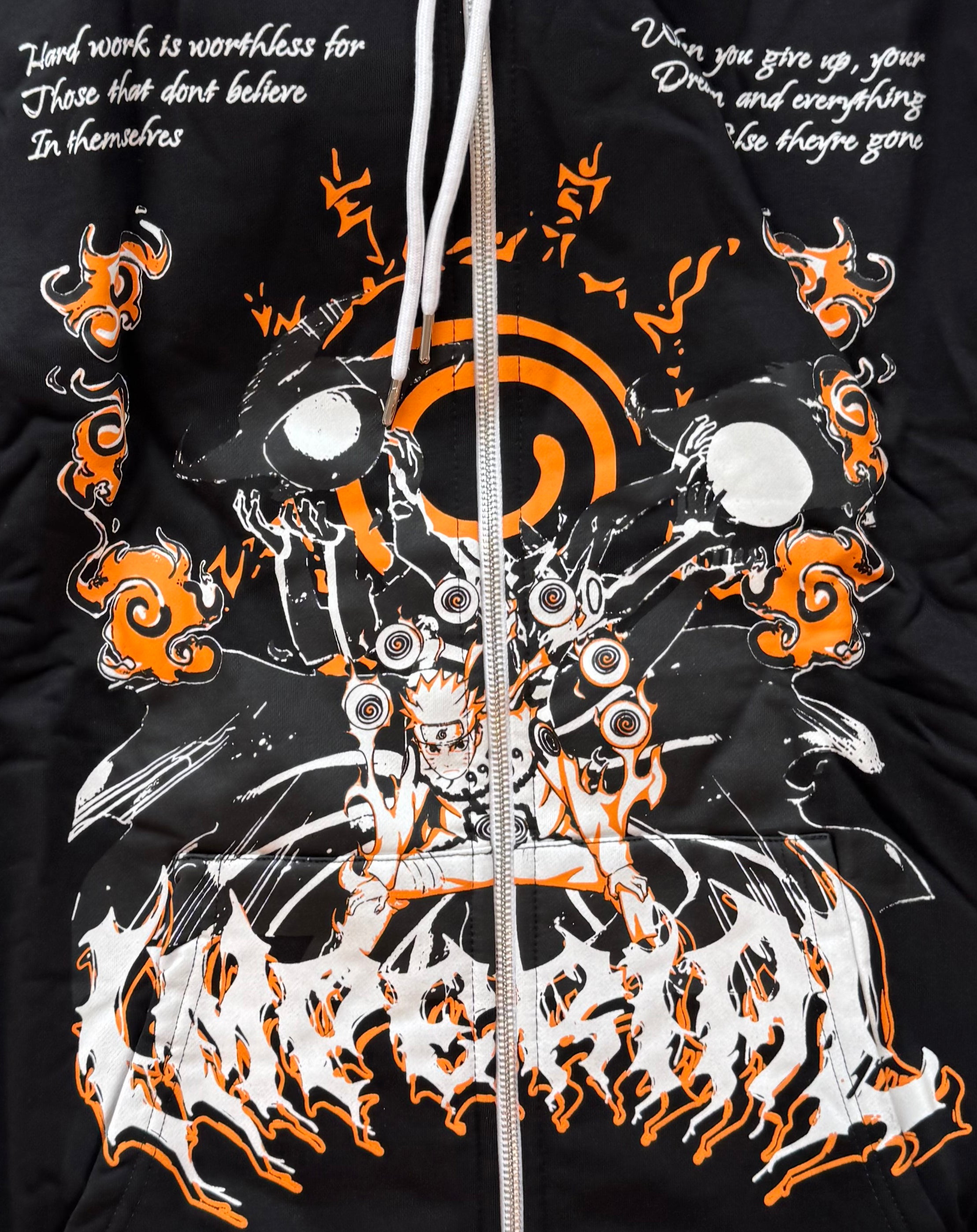 Naruto - Nine-Tail Fox - Tapestry Hoodie - 2XL