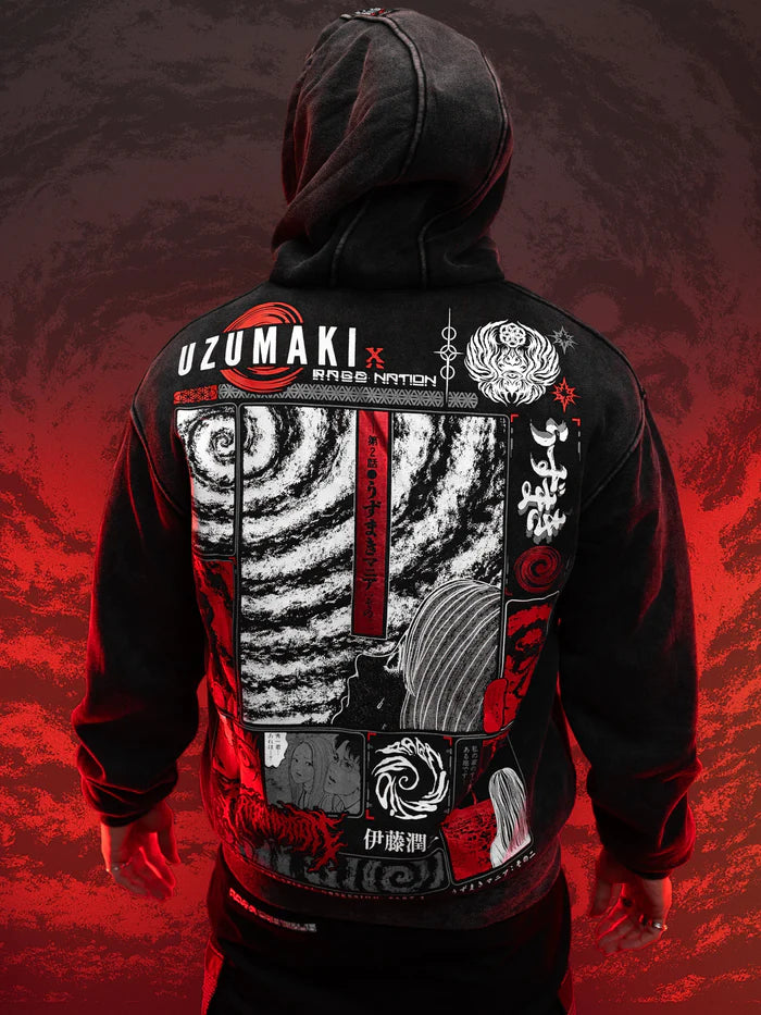 Official Uzumaki - Spiral Obsession Hoodie back 2