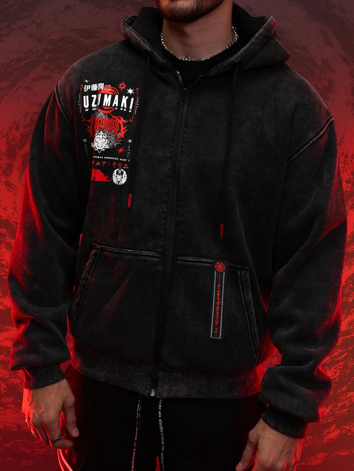 Official Uzumaki - Spiral Obsession Hoodie front 2