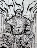 Omni-Man Cape b/w - 2XL