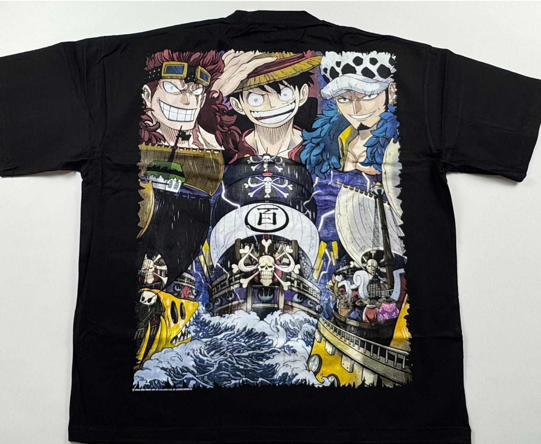 One Piece - Luffy Strawhat Bigface - T-Shirt - 3XL