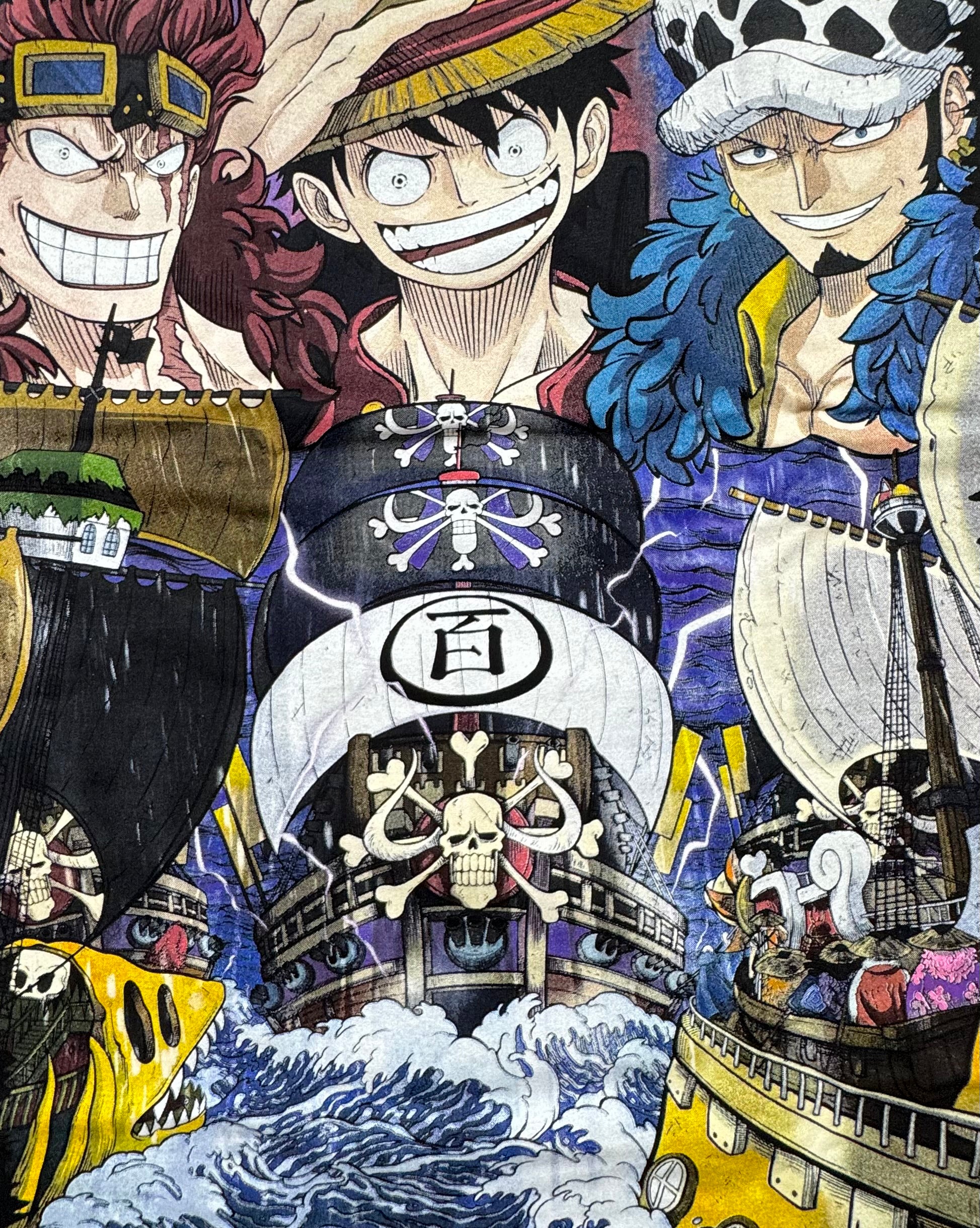 One Piece - Luffy Strawhat Bigface - T-Shirt - 3XL