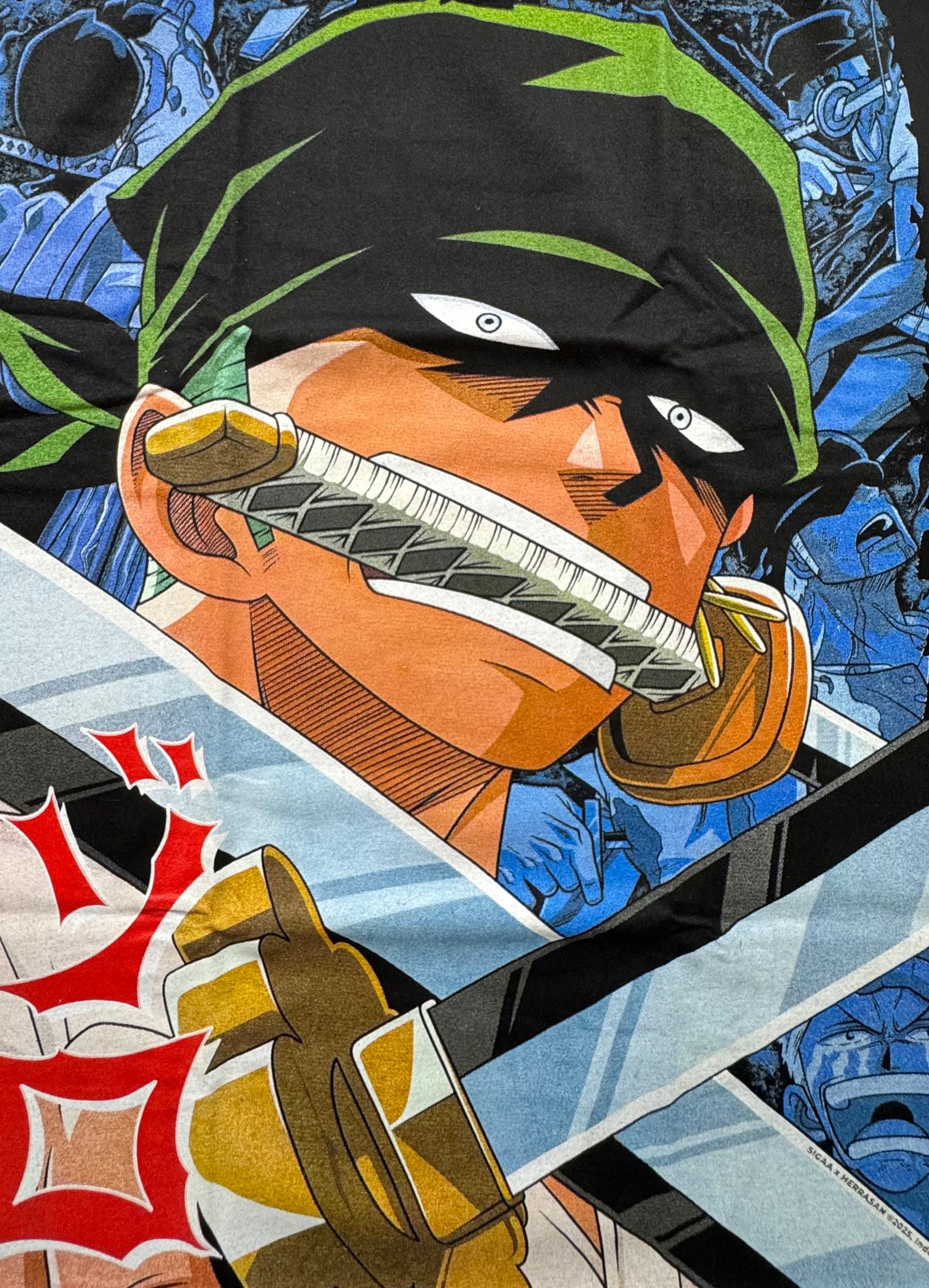 One Piece - Roronoa Zoro and Mihawk T-Shirt - XL