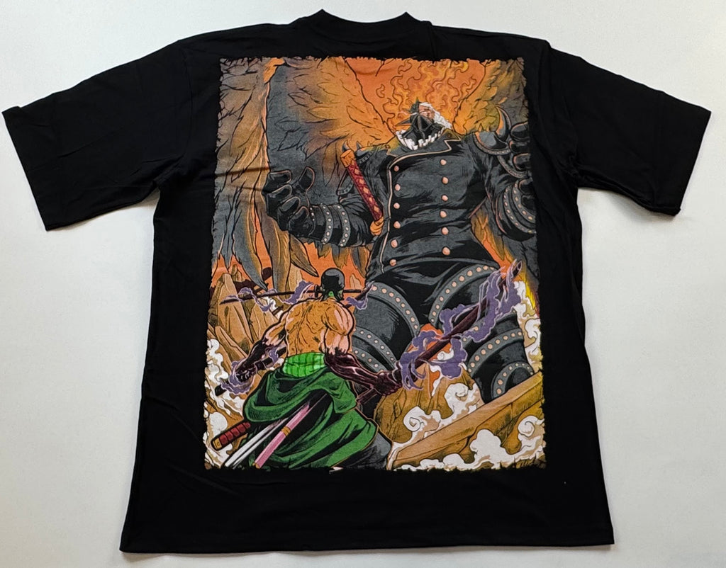 One Piece - Roronoa Zoro vs Alber King the Wildfire - T-Shirt - 2XL