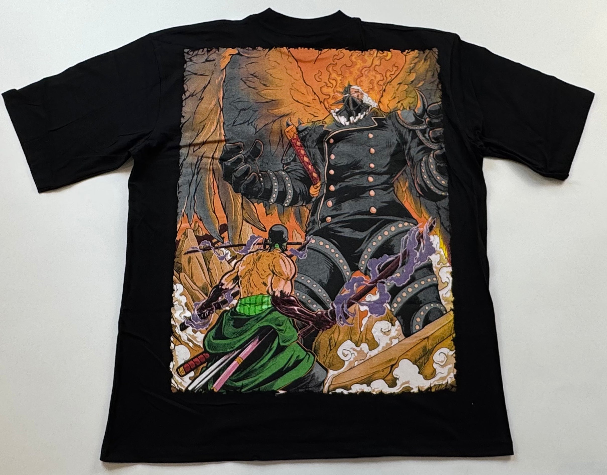 One Piece - Roronoa Zoro vs Alber King the Wildfire - T-Shirt - 2XL