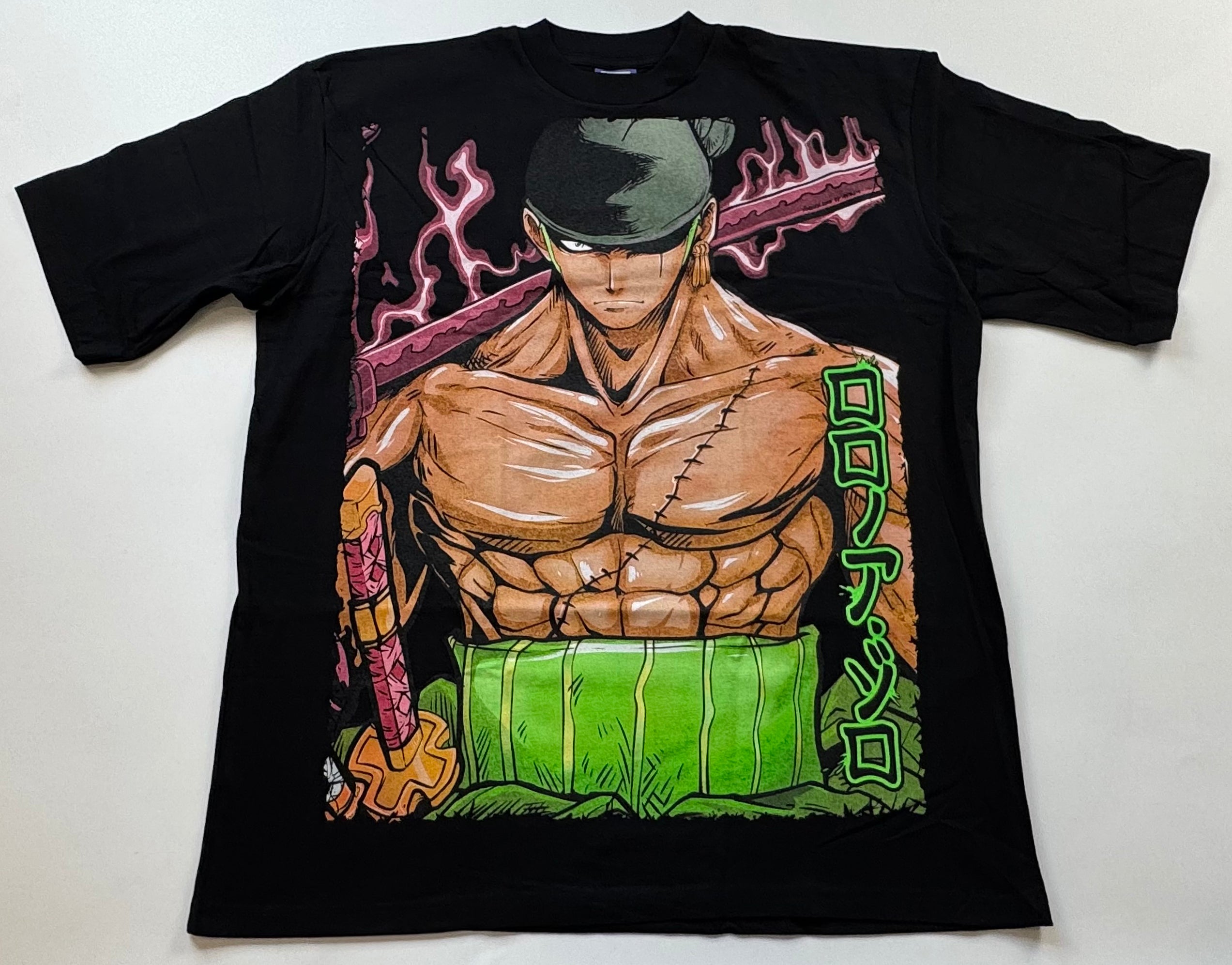One Piece - Roronoa Zoro vs Alber King the Wildfire - T-Shirt - 2XL