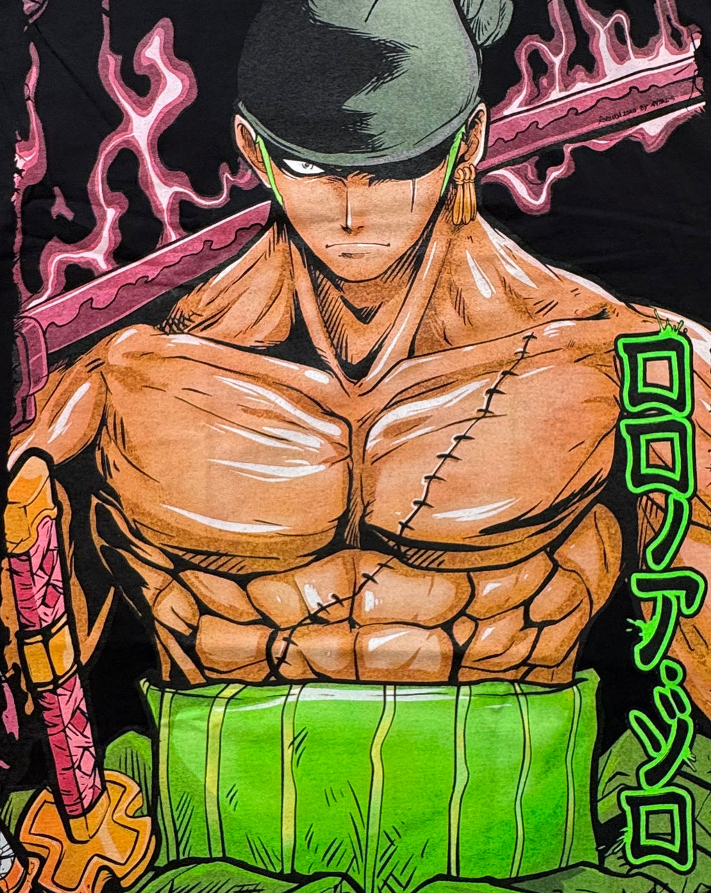 One Piece - Roronoa Zoro vs Alber King the Wildfire - T-Shirt - 2XL