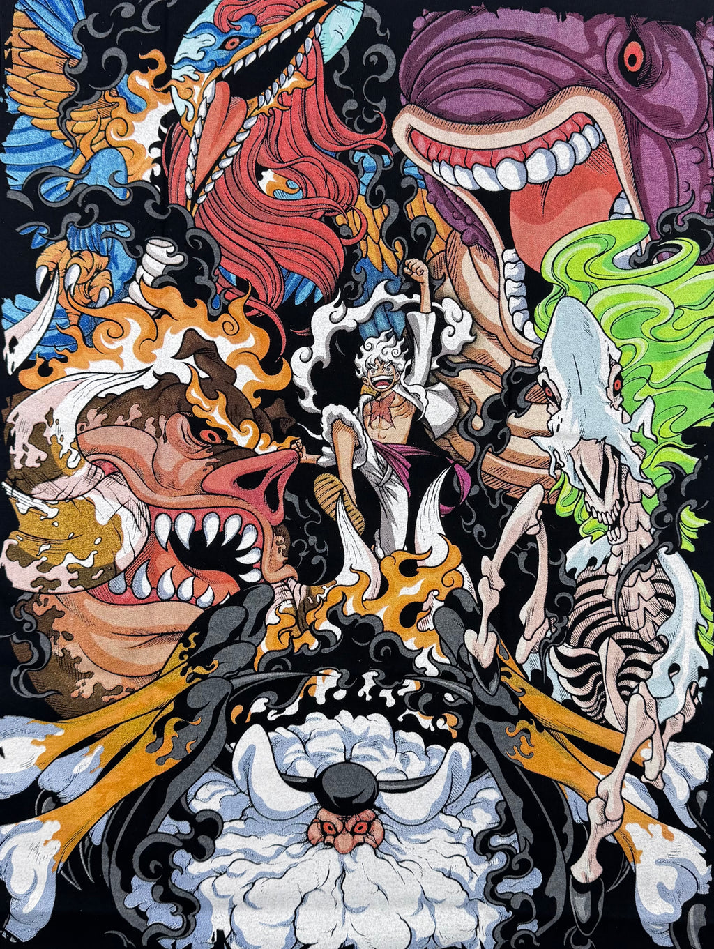 One Piece - Gear 5 - Luffy vs Gorosei Back Zoom