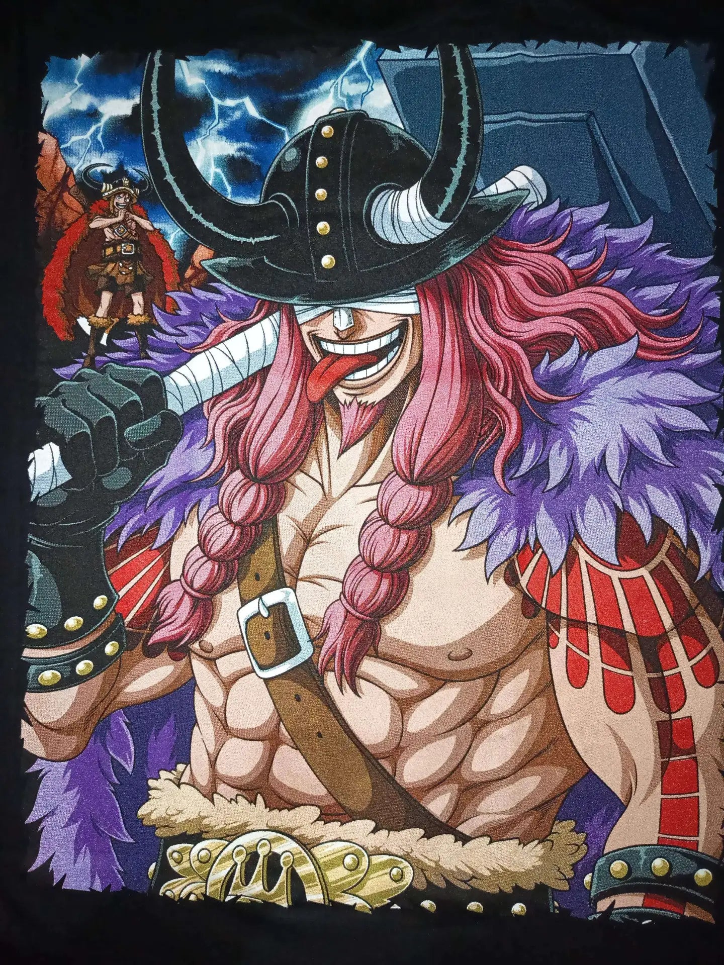 One Piece - Loki and Luffy - Black T-Shirt - XL front zoom