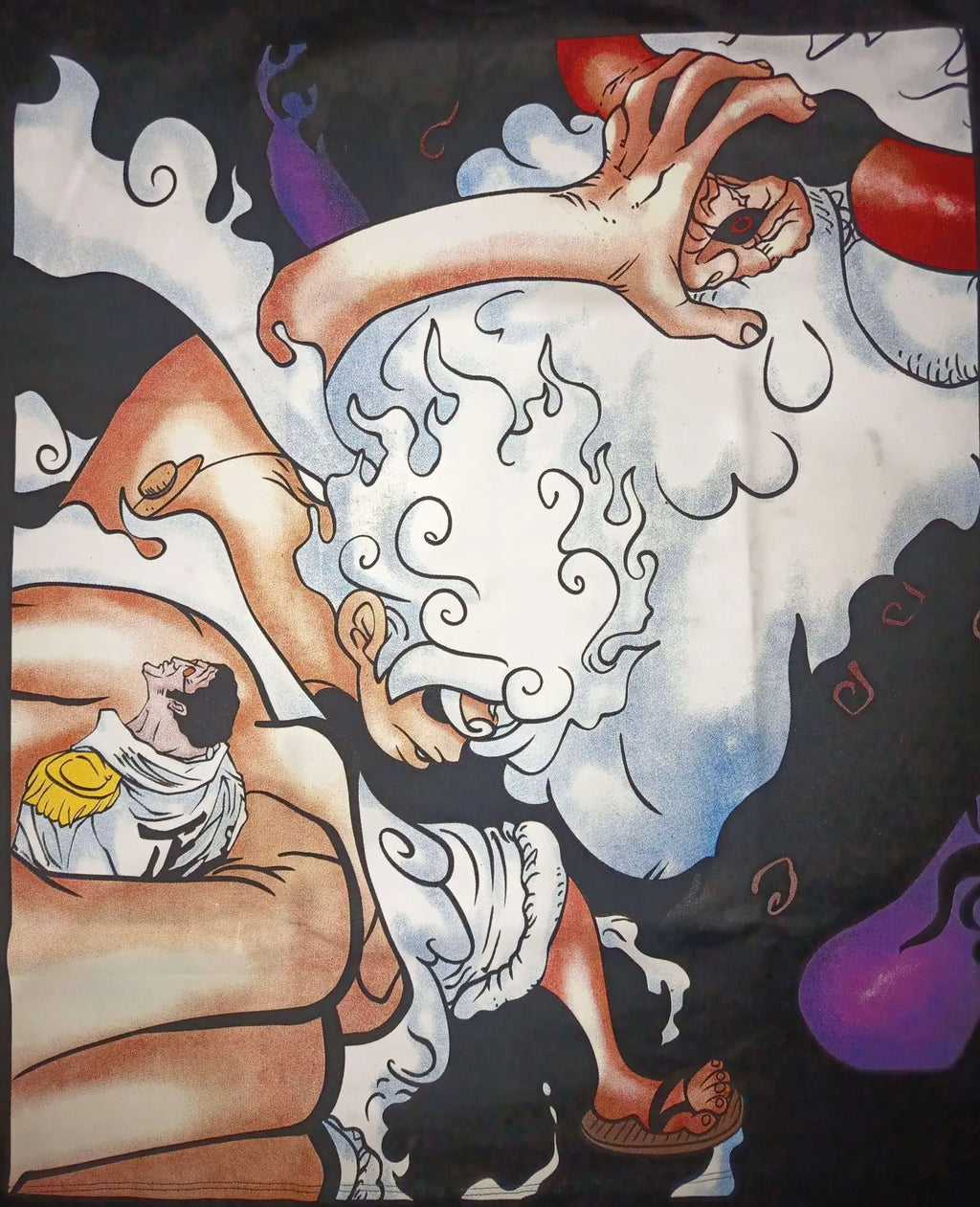 One Piece - Luffy Gear 5 vs Borsalino front zoom