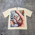 One Piece - Luffy Nika Hand - White T-Shirt front