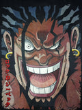 One Piece - Rocks D Xebec Pirates - Faded Black Longsleeve Shirt front zoom