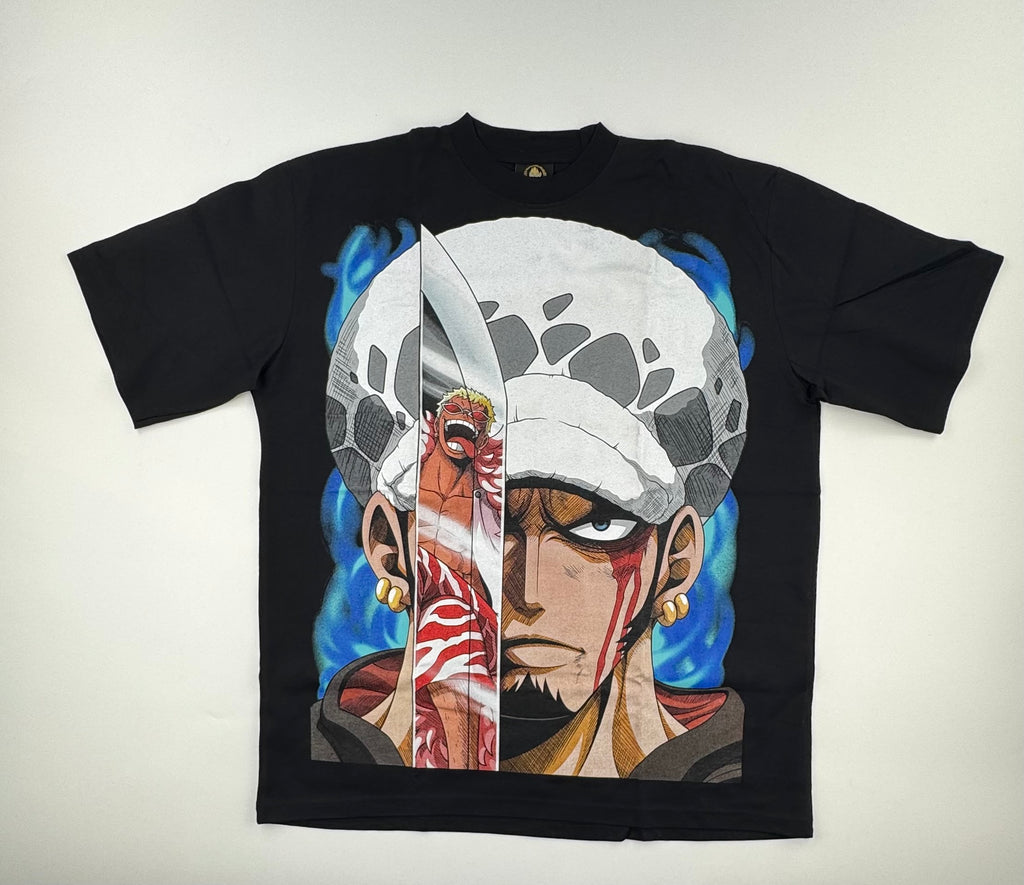 One Piece - Trafalgar Law vs Doffy - black XL Front