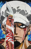 One Piece - Trafalgar Law vs Doffy - black XL Front Zoom