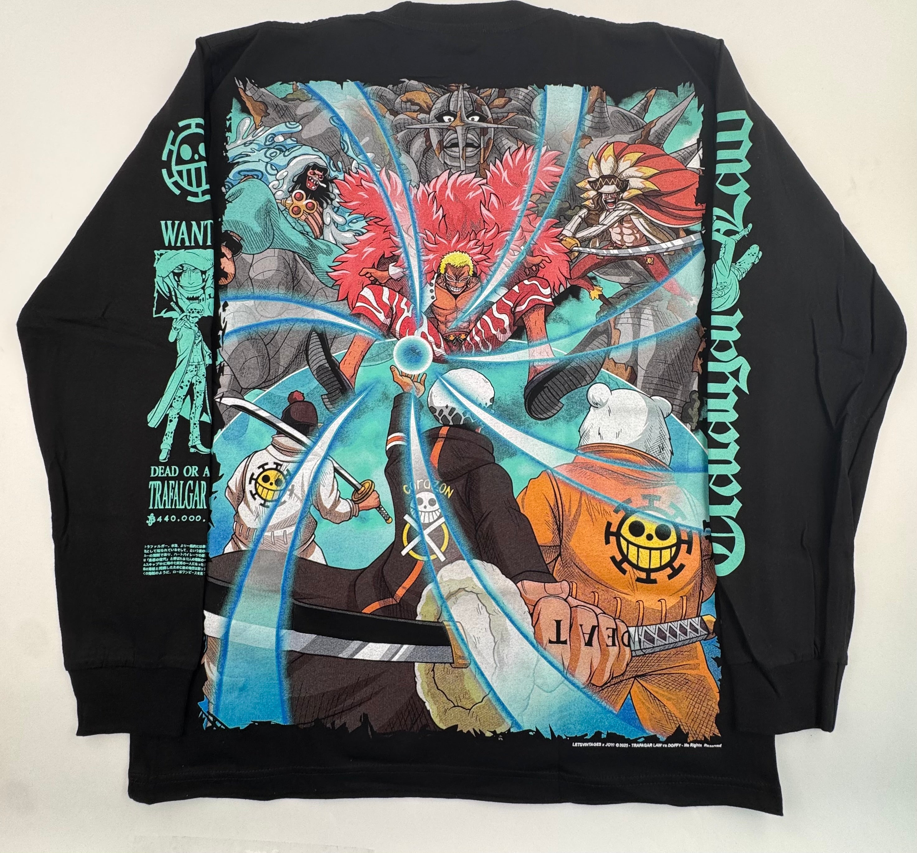 One Piece - Trafalgar Law vs Doffy - longsleeve L Back