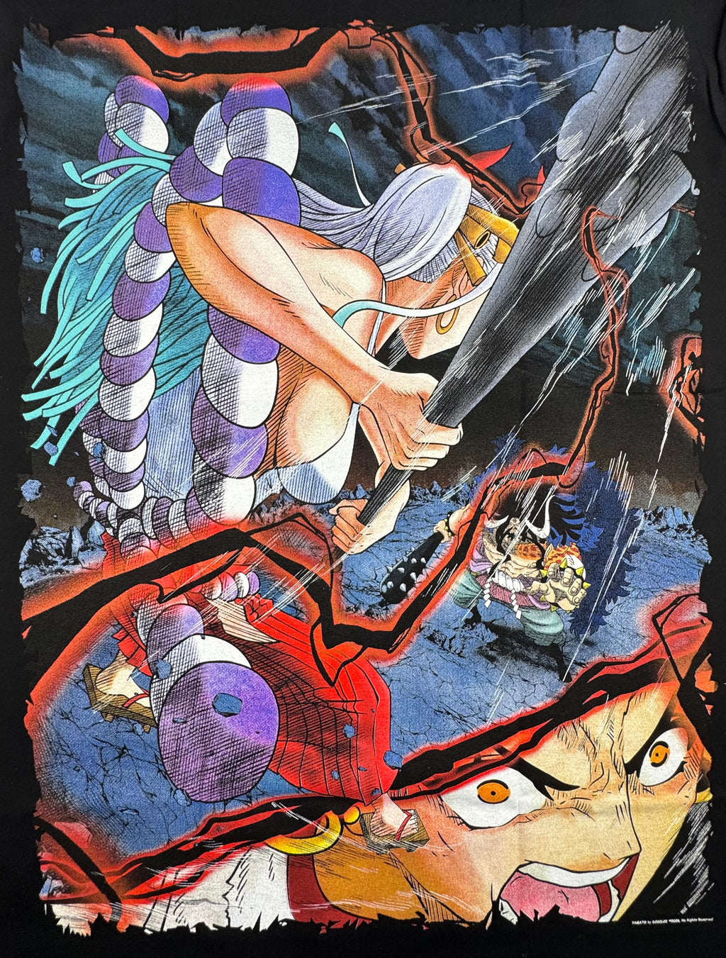 One Piece - Yamato vs Kaido - black XL Back Zoom