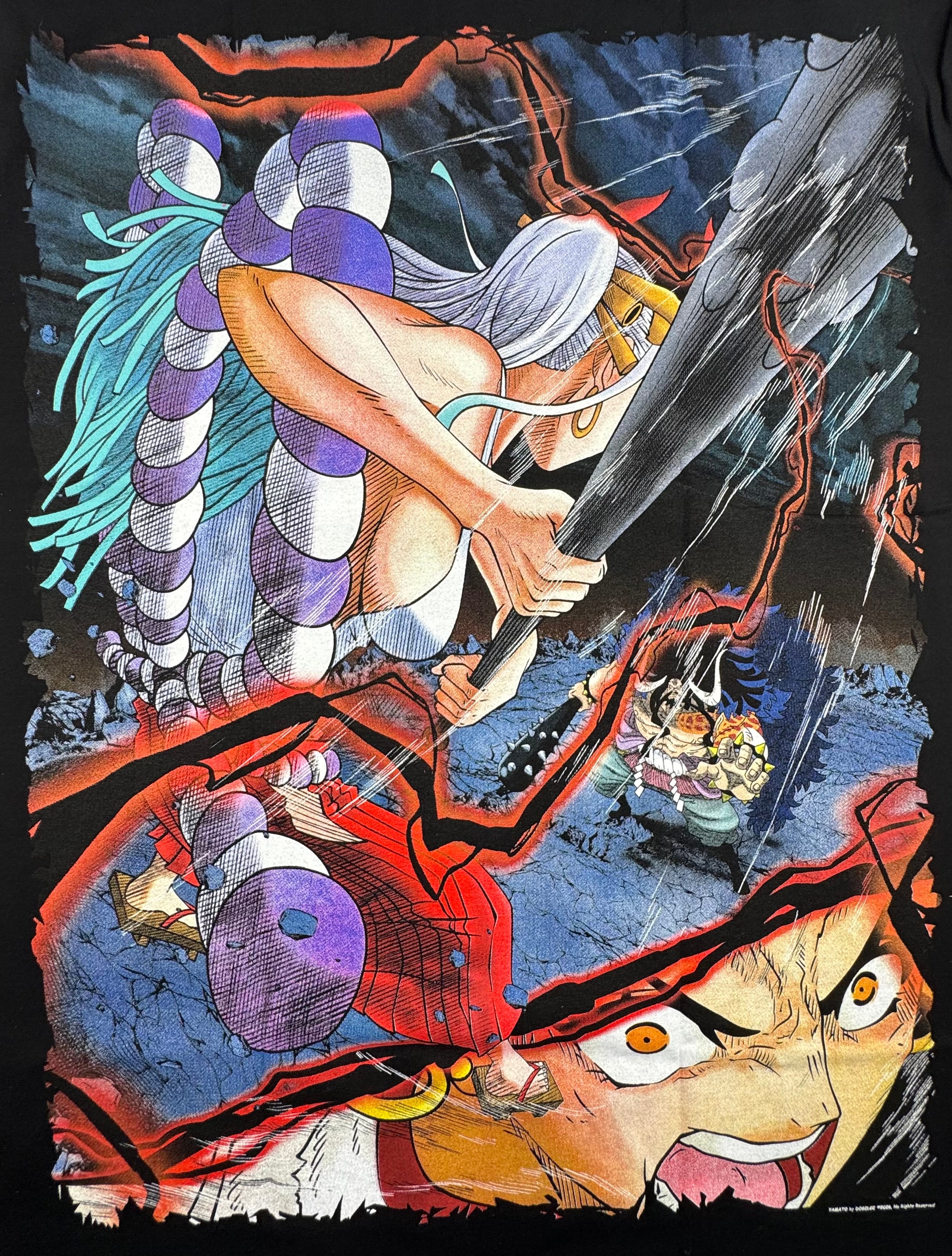 One Piece - Yamato vs Kaido - black XL Back Zoom