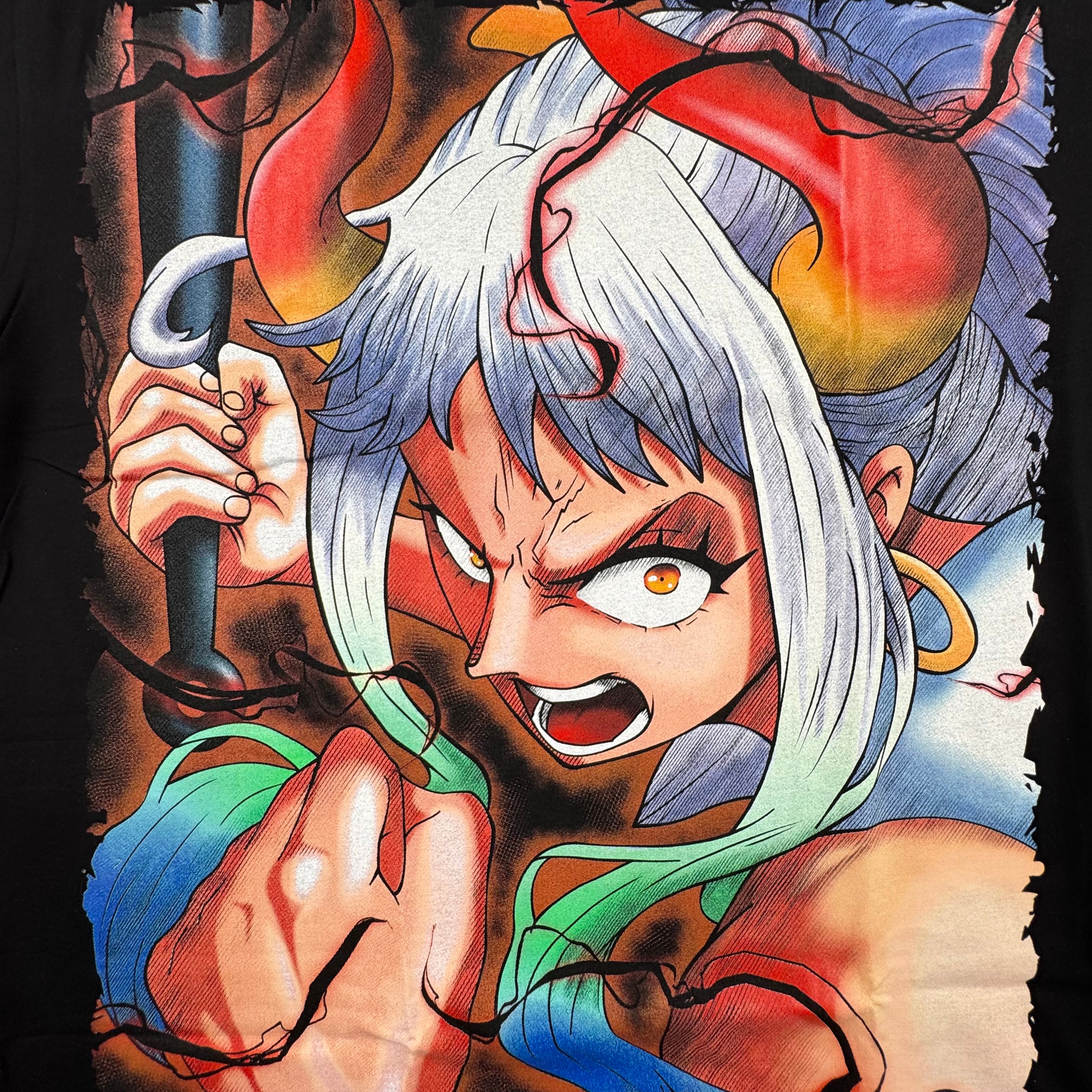 One Piece - Yamato vs Kaido - black XL Front Zoom