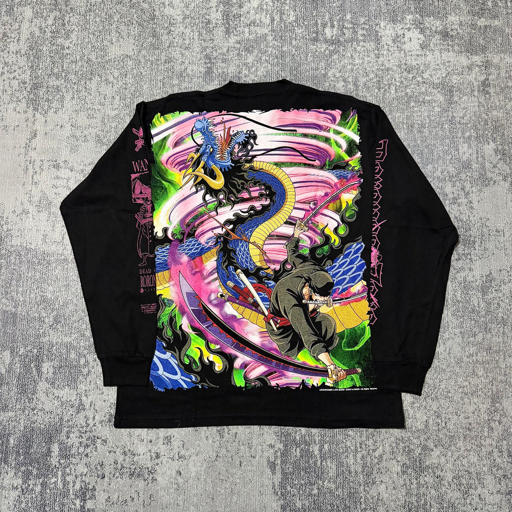 One Piece - Zoro vs Kaido - Longsleeve Shirt back