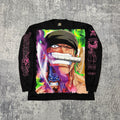 One Piece - Zoro vs Kaido - Longsleeve Shirt front