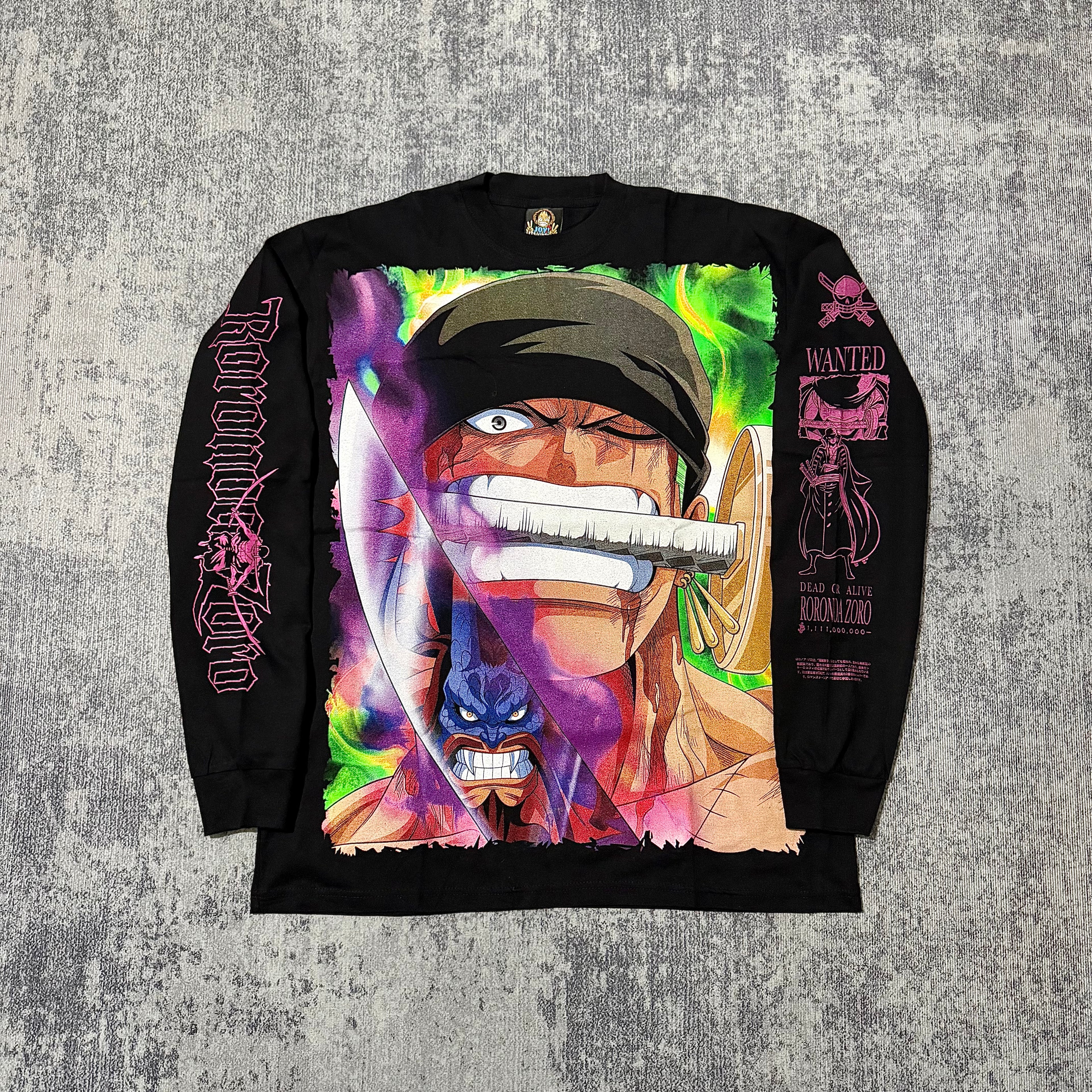 One Piece - Zoro vs Kaido - Longsleeve Shirt front
