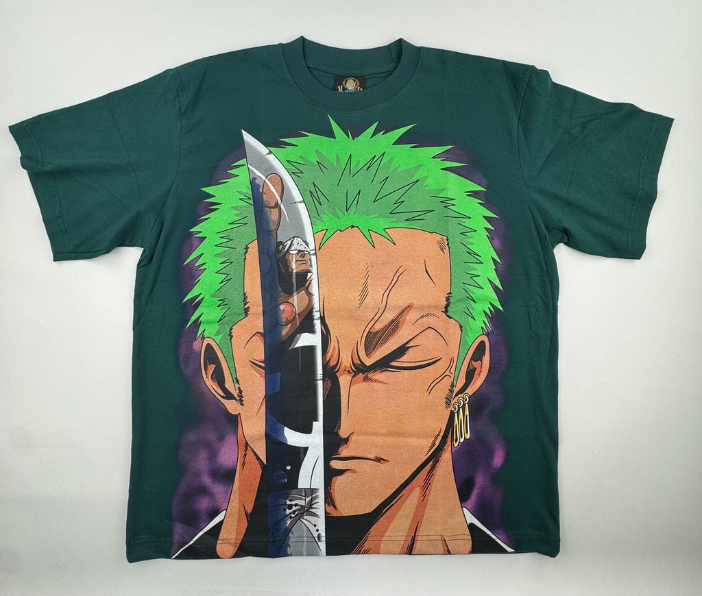 One Piece - Zoro vs Kuma - green shirt L Front