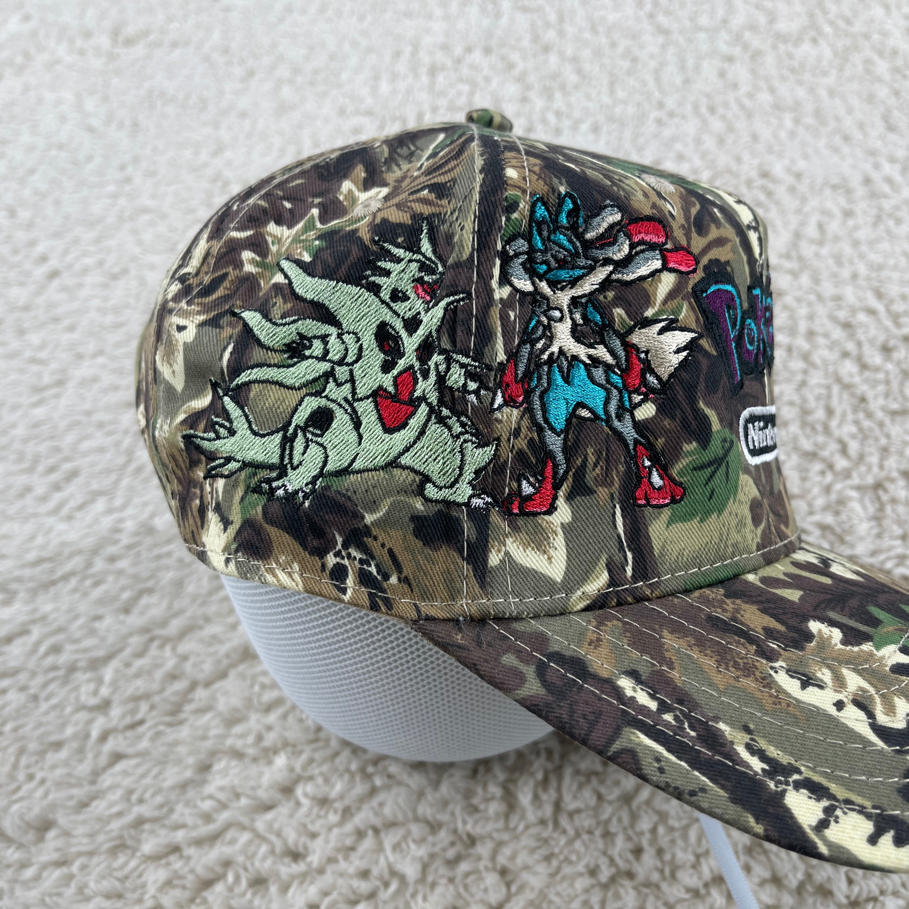Pokemon - Nintendo Embroidered Camo Hat side 1
