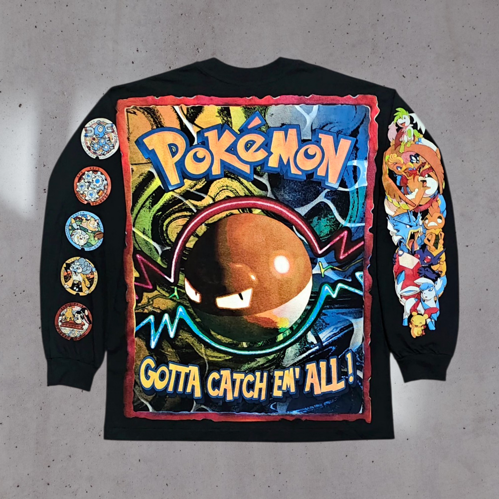 Pokemon - Pikachu Action Flipz - Longsleeve back