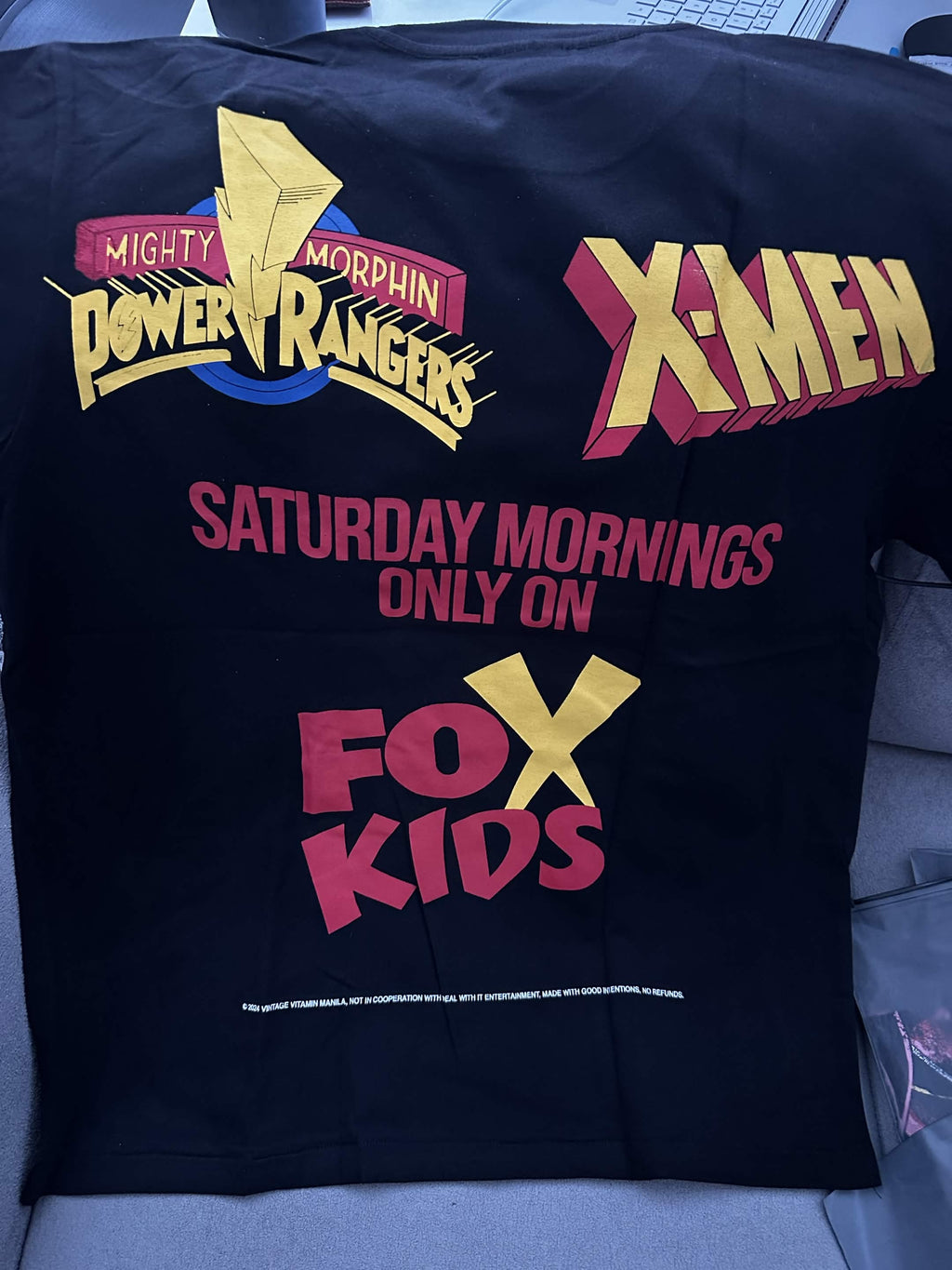 Power Rangers and X-Men - White Ranger and Cable back