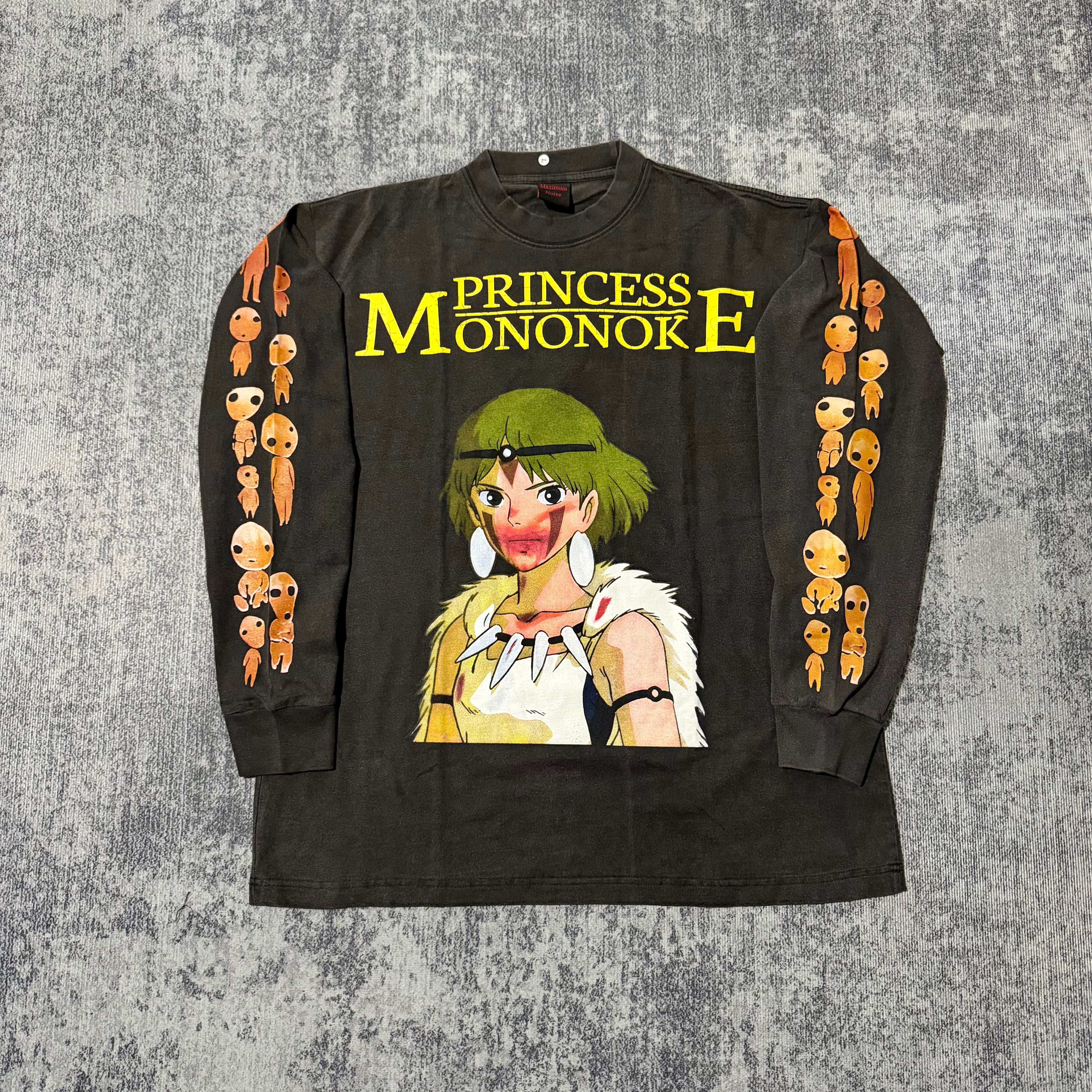 Princes_Mononoke_-_Bloody_Mouth_-_Faded_Black_Longsleeve_front