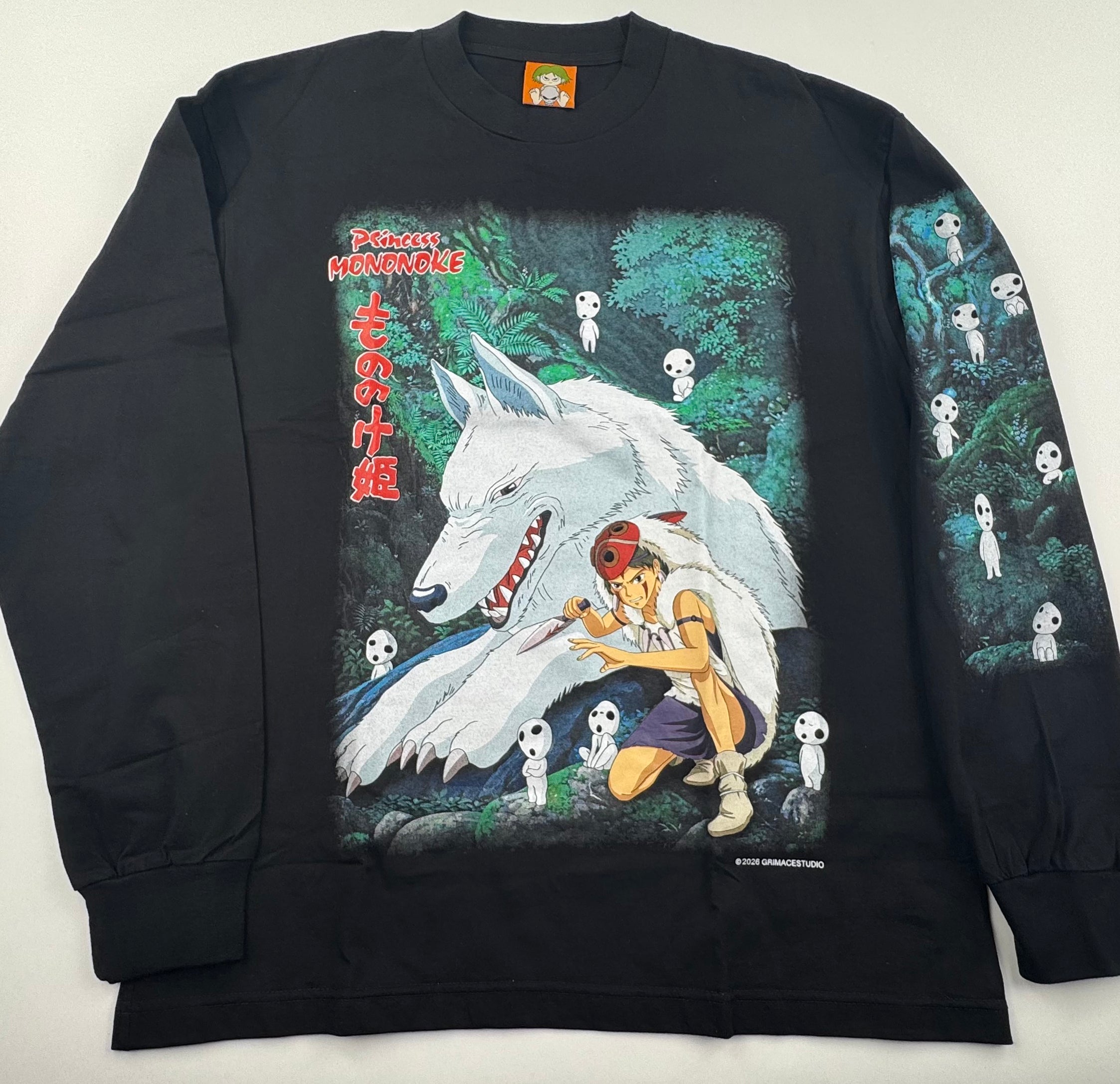 Princess Mononoke - San and Moro Long Sleeve Shirt - L