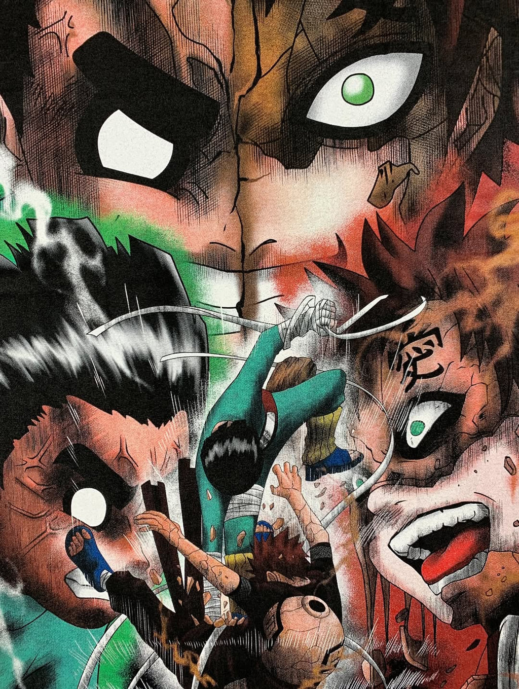 Rock Lee VS Gaara back zoom 2