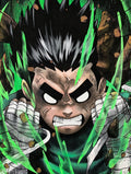 Rock Lee VS Gaara front zoom 2