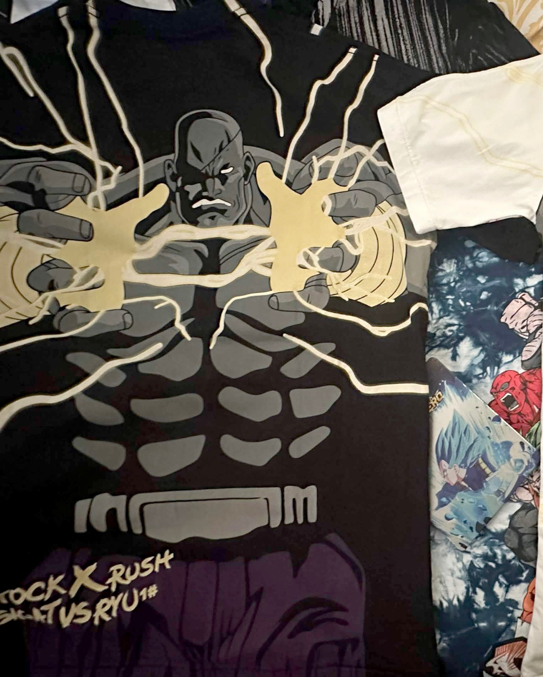 Ryu:Sagat deadstock x Rush black back