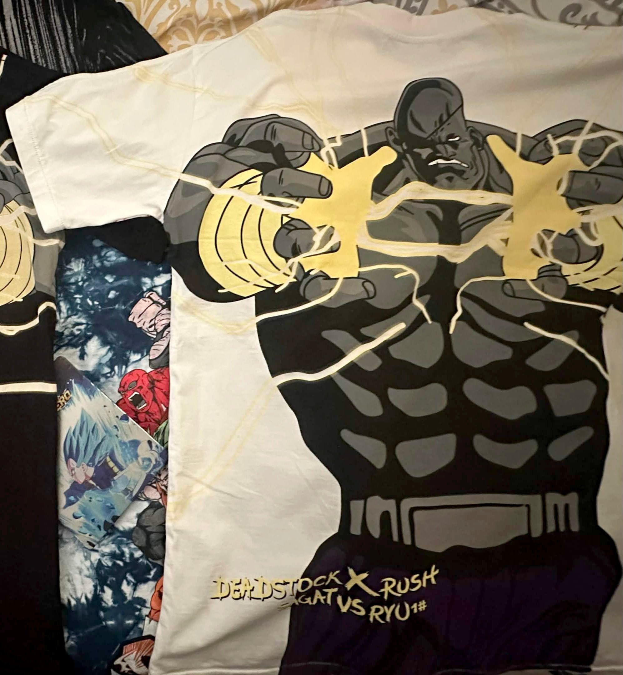 Ryu:Sagat deadstock x Rush white back