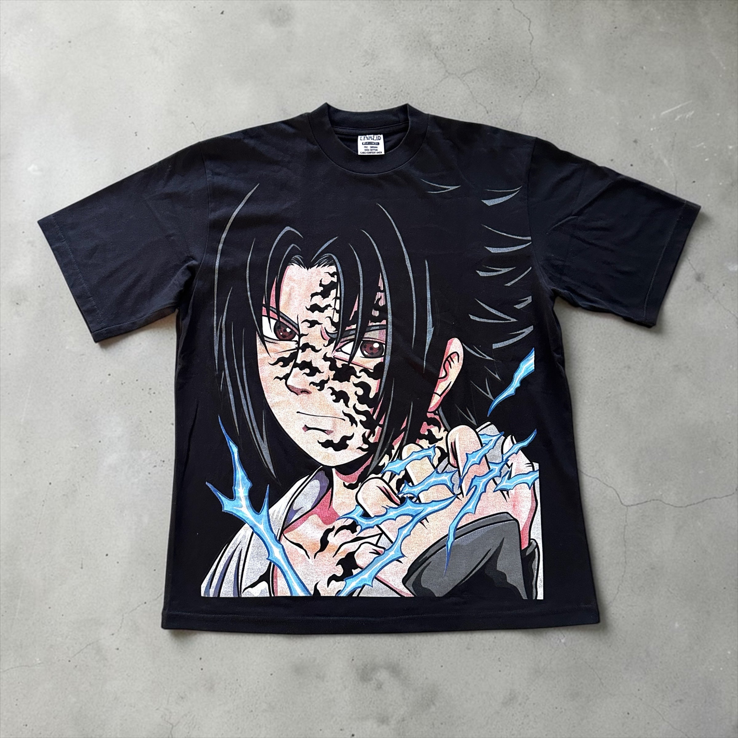 Naruto - Sasuke Uchiha - Cursed Bigface frown - XL