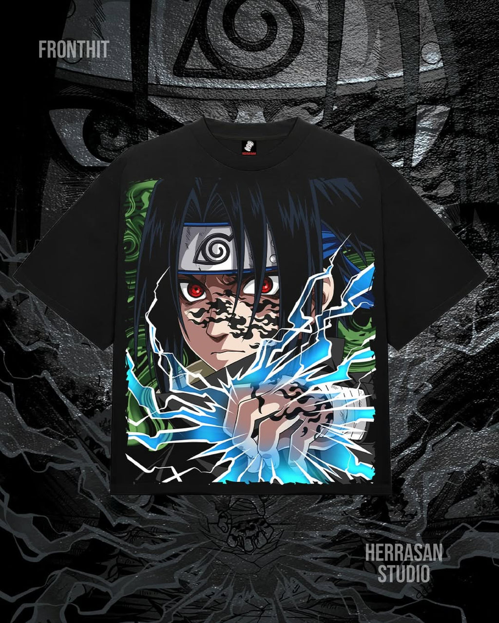 Sasuke Uchiha - Chidori front 1