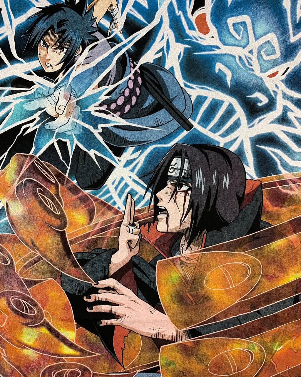 Sasuke Uchiha vs Itachi Uchiha back zoom
