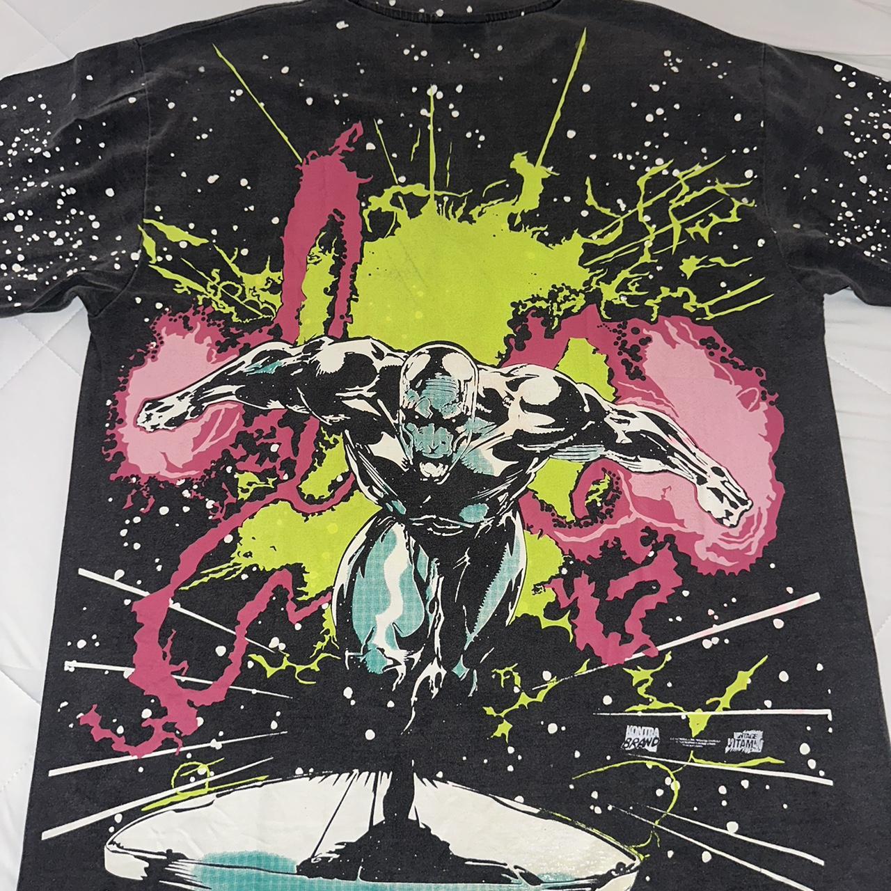 Silver Surfer GITD Glow-in-the-dark back