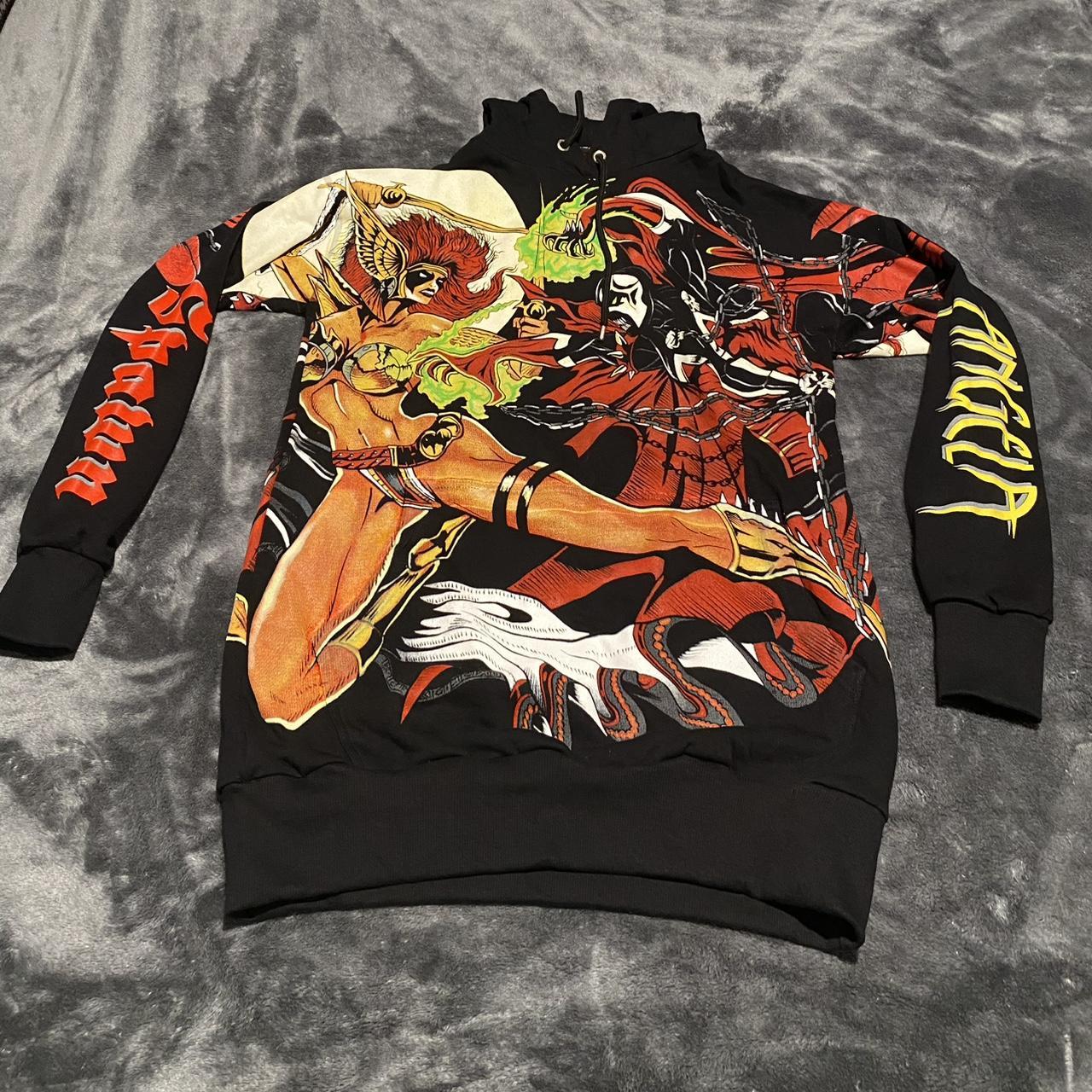 Spawn & angela hoodie front