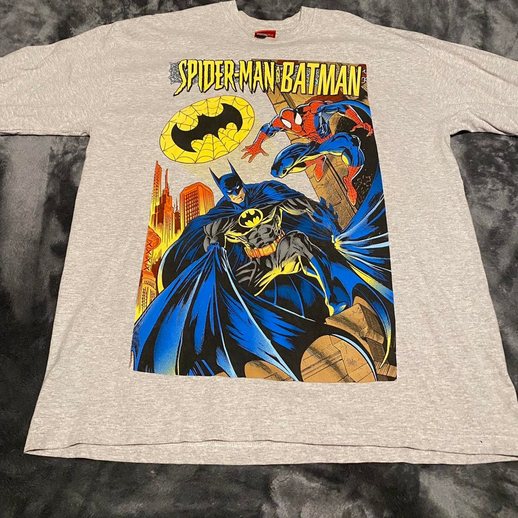 Spiderman and batman front